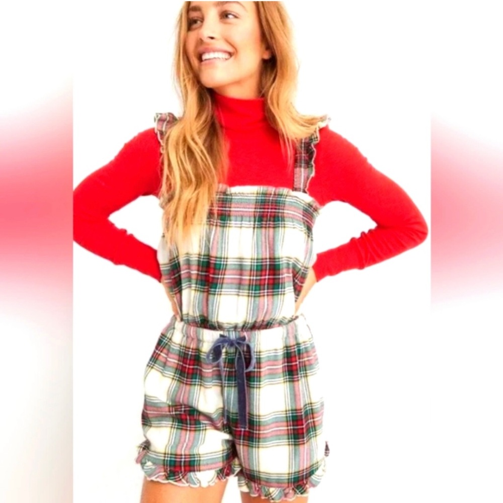 Aerie Flannel Romper